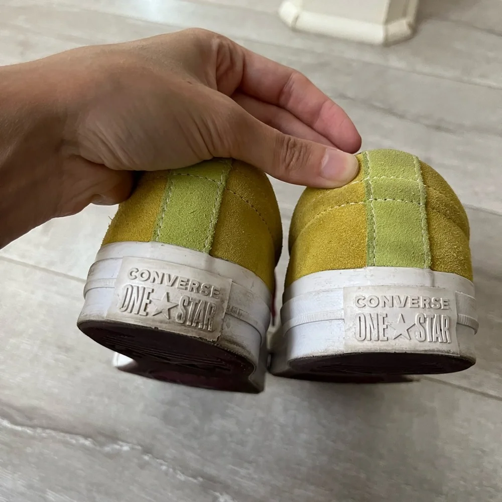 Converse One Star OX Sneakers - Apple Green/Sharp Green - Picture 5 of 9